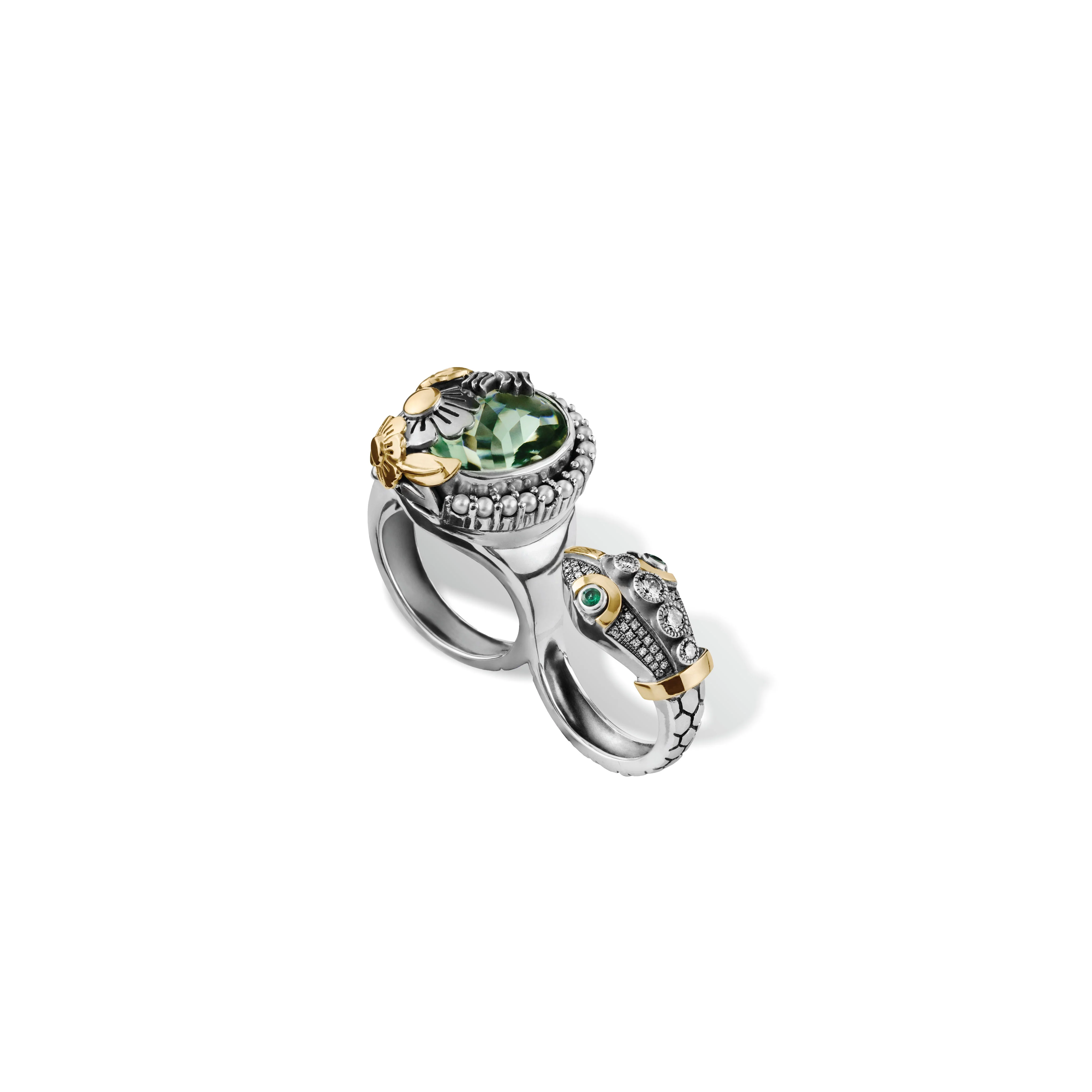 Double-Finger Snake Ring