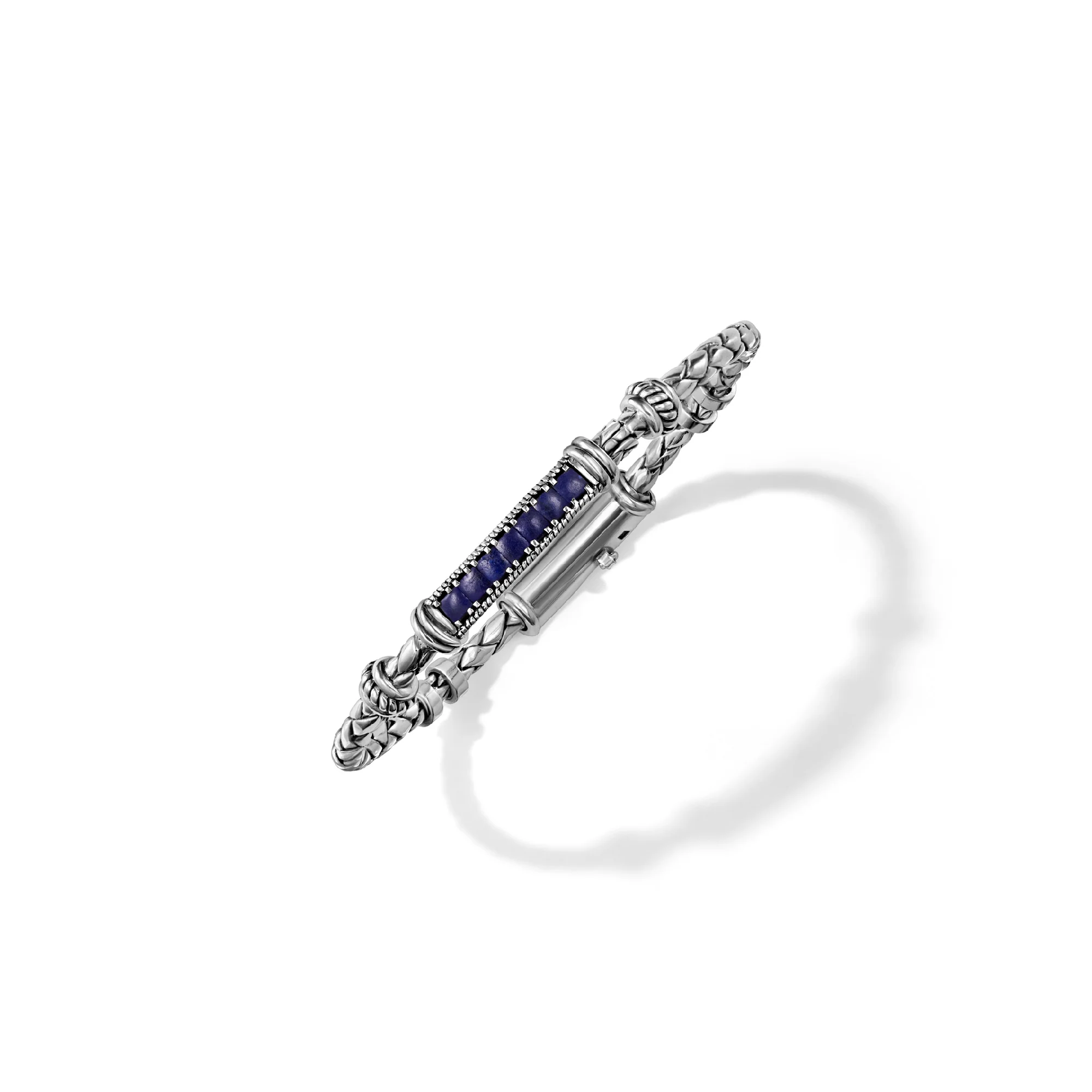 Silver Braided Bangle