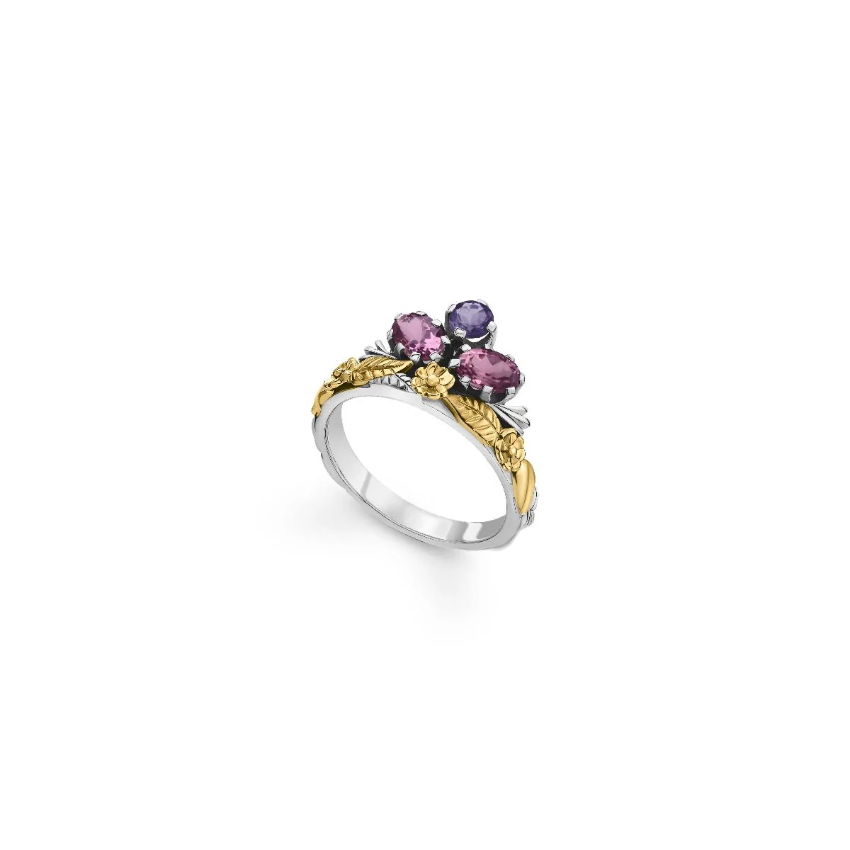 Stone Floral Ring - Image 2