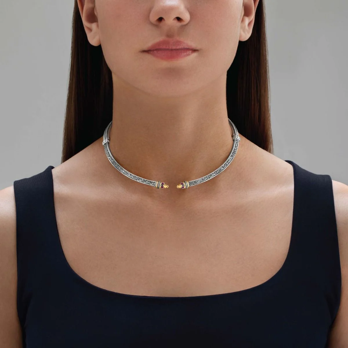 Tribal Calligraphy Collar - Image 3